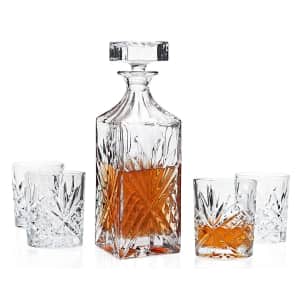 Godinger Dublin 5-Piece Whiskey Set for $21 Godinger Dublin 5-Piece Whiskey Set for $21