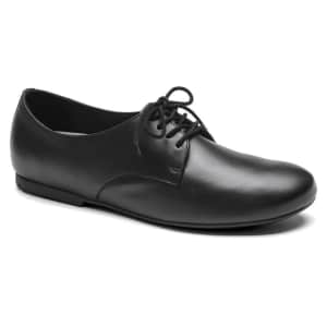 Birkenstock Women's Saunders Leather Shoes for $90 Birkenstock Women's Saunders Leather Shoes for $90