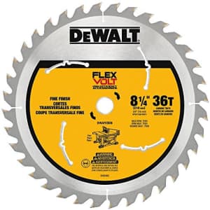 DeWalt Flexvolt 8-1/4" Circular Saw Blade for $32 DeWalt Flexvolt 8-1/4" Circular Saw Blade for $32