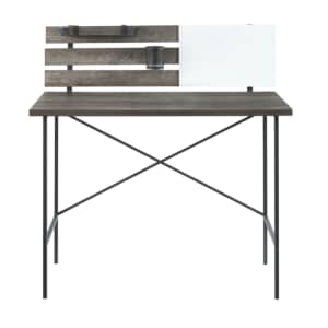 Welwick Designs 42" Slat-Back Writing Desk w/ Storage for $120 Welwick Designs 42" Slat-Back Writing Desk w/ Storage for $120