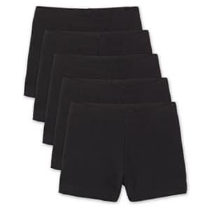 The Children's Place Girls' 5 Pack Basic Cartwheel Short, Black, XXX-Large (Plus) for $17