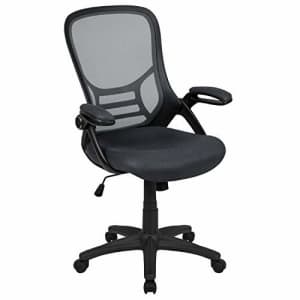 Flash Furniture High Back Dark Gray Mesh Ergonomic Swivel Office Chair with Black Frame and Flip-up for $169