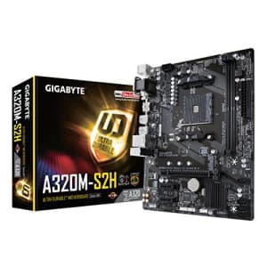 GIGABYTE GA-A320M-S2H (AMD Ryzen AM4/MicroATX/2xDDR4/HDMI/Realtek ALC887/3xPCIe/USB3.1 Gen for $69 GIGABYTE GA-A320M-S2H (AMD Ryzen AM4/MicroATX/2xDDR4/HDMI/Realtek ALC887/3xPCIe/USB3.1 Gen for $69