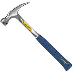 Estwing Hammer - 20 oz Straight Rip Claw with Smooth Face & Shock Reduction Grip - E3-20S for $30