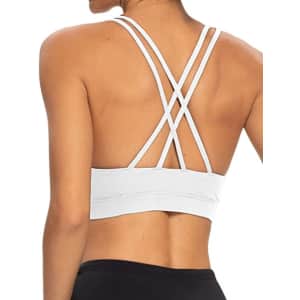 Iojbki Women's Medium Support Sports Bra for $10 Iojbki Women's Medium Support Sports Bra for $10