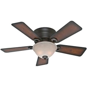 Hunter Fan Company Conroy 42" Low-Profile Indoor Ceiling Fan w/ LED Light for $120 Hunter Fan Company Conroy 42" Low-Profile Indoor Ceiling Fan w/ LED Light for $120