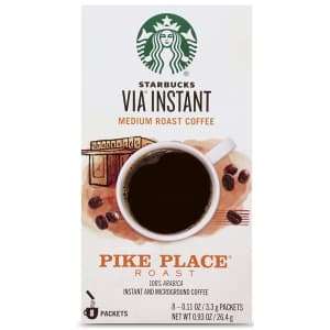 Starbucks VIA Instant Coffee Medium Roast 8-Pack for $5.11 via Sub & Save Starbucks VIA Instant Coffee Medium Roast 8-Pack for $5.11 via Sub & Save