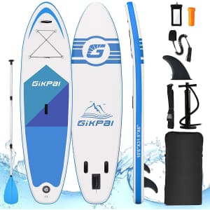 Gikpal 10.6-Foot Inflatable Stand-Up Paddle Board for $175