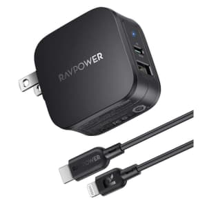 RAVPower MFi Certified iPhone 13 Charger for $13