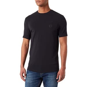 A|X ARMANI EXCHANGE Men's Short Sleeve Cotton Jersey Logo T-Shirt, Navy, X-Small for $18