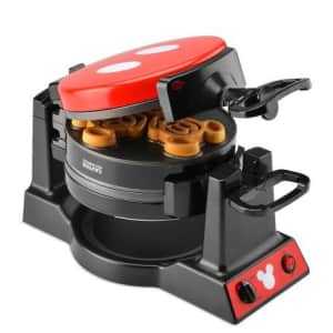 Disney Mickey Mouse Double Flip Waffle Maker for $48 Disney Mickey Mouse Double Flip Waffle Maker for $48