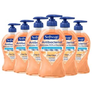 Softsoap 11oz. Antibacterial Liquid Hand Soap 6-Pack for $11 Softsoap 11oz. Antibacterial Liquid Hand Soap 6-Pack for $11