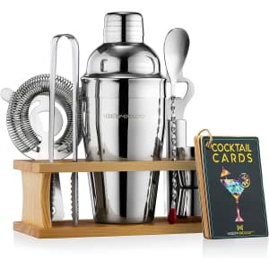 Modern Mixology Bartender Kit with Stand for $25