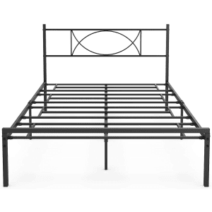 Idealhouse Metal Platform Bed Frame in Full-Size for $110