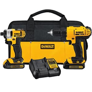 DeWalt DEWALT 20V MAX Cordless Drill Combo Kit, 2-Tool (DCK240C2) for $189 DeWalt DEWALT 20V MAX Cordless Drill Combo Kit, 2-Tool (DCK240C2) for $189