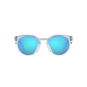 Oakley Men's OO9464 Hstn Rectangular Sunglasses, Blue Ice/Prizm Sapphire Polarized, 52 mm for $112