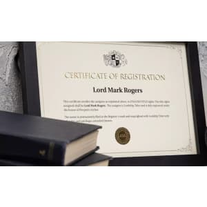 English and Irish Lordship Titles at Groupon: for $10 for Irish, $12 for English English and Irish Lordship Titles at Groupon: for $10 for Irish, $12 for English