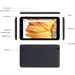 Venturer 7 Inch Voyager 16GB Storage 2GB RAM Bluetooth WiFi Dual Cameras Android 10 Tablet for $50 Venturer 7 Inch Voyager 16GB Storage 2GB RAM Bluetooth WiFi Dual Cameras Android 10 Tablet for $50