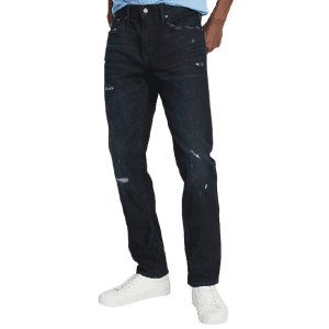 Old Navy Men's Slim Built-In Flex Distressed Jeans for $12 in cart Old Navy Men's Slim Built-In Flex Distressed Jeans for $12 in cart