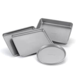 Farberware Bakeware 4-Piece Nonstick Toaster Oven Pan Set for $11 Farberware Bakeware 4-Piece Nonstick Toaster Oven Pan Set for $11