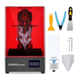ELEGOO Saturn S 3D Printer, MSLA UV Resin Printer with 9.1 inch 4K Monochrome LCD, Odor Reducing for $371