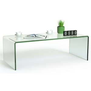 Costway Tempered Glass Coffee Table for $188 Costway Tempered Glass Coffee Table for $188