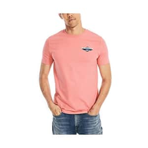 Nautica Men's Sustainably Crafted Graphic T-Shirt, Tea Berry, Large for $20 Nautica Men's Sustainably Crafted Graphic T-Shirt, Tea Berry, Large for $20