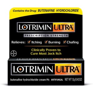 Lotrimin Ultra Antifungal 0.42-oz. Jock Itch Cream for $7.43 via Sub. & Save Lotrimin Ultra Antifungal 0.42-oz. Jock Itch Cream for $7.43 via Sub. & Save