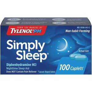 Tylenol Simply Sleep 100-Caplet Bottle for $5.72 via Sub & Save
