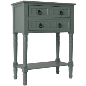 Decor Therapy 3-Drawer Wood Console Table for $91 Decor Therapy 3-Drawer Wood Console Table for $91