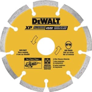 DEWALT DW4739 0.250 XP Diamond Tuck Point Blade, 6-Inch for $46 DEWALT DW4739 0.250 XP Diamond Tuck Point Blade, 6-Inch for $46