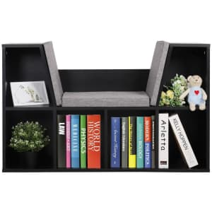 Veikous Reading Nook Storage Bookshelf for $85 Veikous Reading Nook Storage Bookshelf for $85