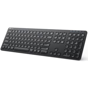 iClever Bluetooth 5.1 Multi-Device Keyboard for $30