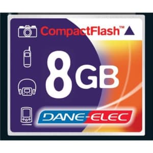 Dane Elec Canon EOS 5D Digital Camera Memory Card 8GB CompactFlash Memory Card for $18