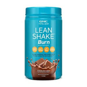 GNC Total Lean Lean Shake Burn Protein Powder - Chocolate Fudge, 16 Servings, High-Protein to Burn for $50
