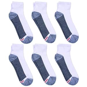 Hanes Men's Max Cushion Ankle Socks 6-Pair Pack, Available in Big & Tall for $13