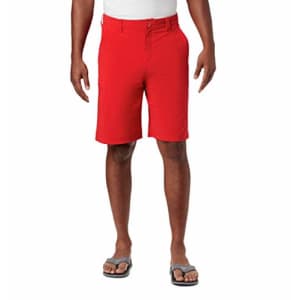 Columbia Men's Standard Grander Marlin Ii Offshore Shorts, Red Spark, 32x10 for $29