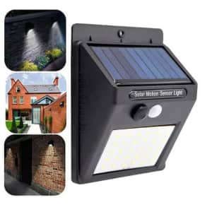 Solar Powered Motion Sensor COB LED Light for $6 Solar Powered Motion Sensor COB LED Light for $6