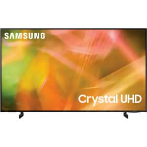 Samsung AU8000 UN43AU8000FXZA 43" 4K HDR LED UHD Smart TV (2021) for $321