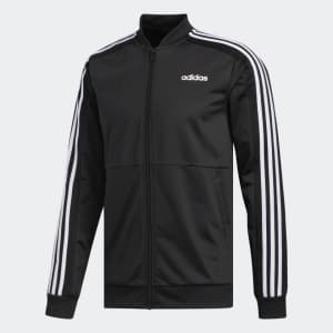 adidas Men's Essentials Linear Track Jacket for $28 adidas Men's Essentials Linear Track Jacket for $28
