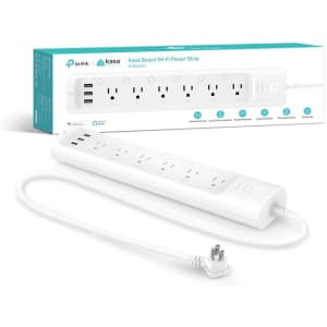 TP-Link Kasa Smart 6-Outlet WiFi Surge Protector Strip for $50 TP-Link Kasa Smart 6-Outlet WiFi Surge Protector Strip for $50