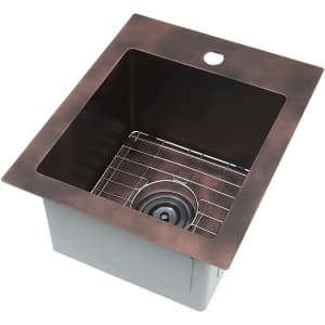 Lonsince 15" x 17" Drop-in Bar Sink for $125