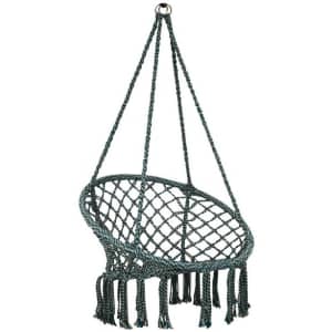 Equip Macrame Outdoor Hammock Chair for $36