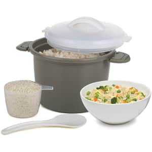 Progressive International 4-Piece Microwave Rice Cooker Set for $9 Progressive International 4-Piece Microwave Rice Cooker Set for $9