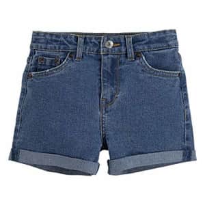 Levi's Girls' Big High Rise Denim Shorty Short, Strummer, 12 for $17 Levi's Girls' Big High Rise Denim Shorty Short, Strummer, 12 for $17