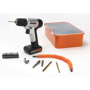 Worx D-Lite 12V 2-in-1 Dual Function Drill & Driver w/ Boxed Project Kit for $26