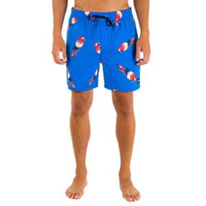 Hurley Men's Printed 17" Volley Board Short, Signal Blue, XX-Large for $45