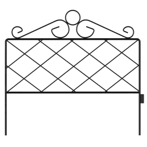 Pure Garden 16.5" x 7.5' Lattice Metal Garden Edging 5-Pack for $40 Pure Garden 16.5" x 7.5' Lattice Metal Garden Edging 5-Pack for $40
