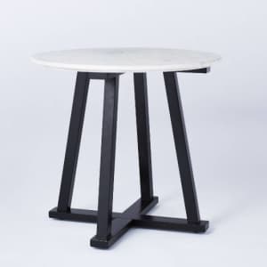 Threshold designed with Studio McGee Round Marble Accent Table for $120