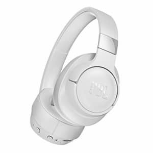 JBL TUNE 750BTNC - Wireless Over-Ear Headphones with Noise Cancellation - White for $75